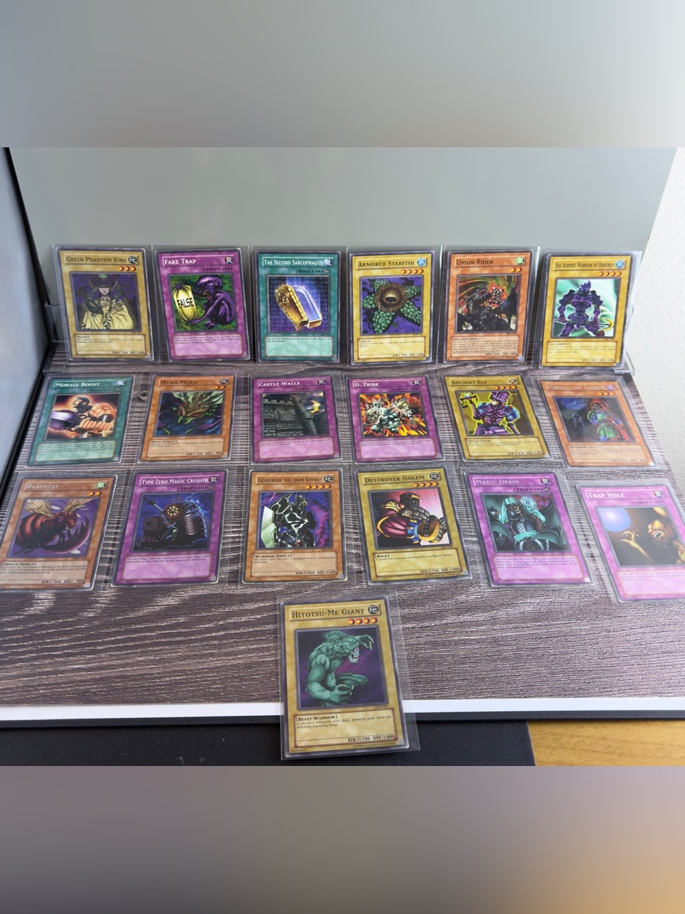 Vintage YuGiOh Lot of 19 Cards – Mixed Monsters/Spells/Traps 1996–2004